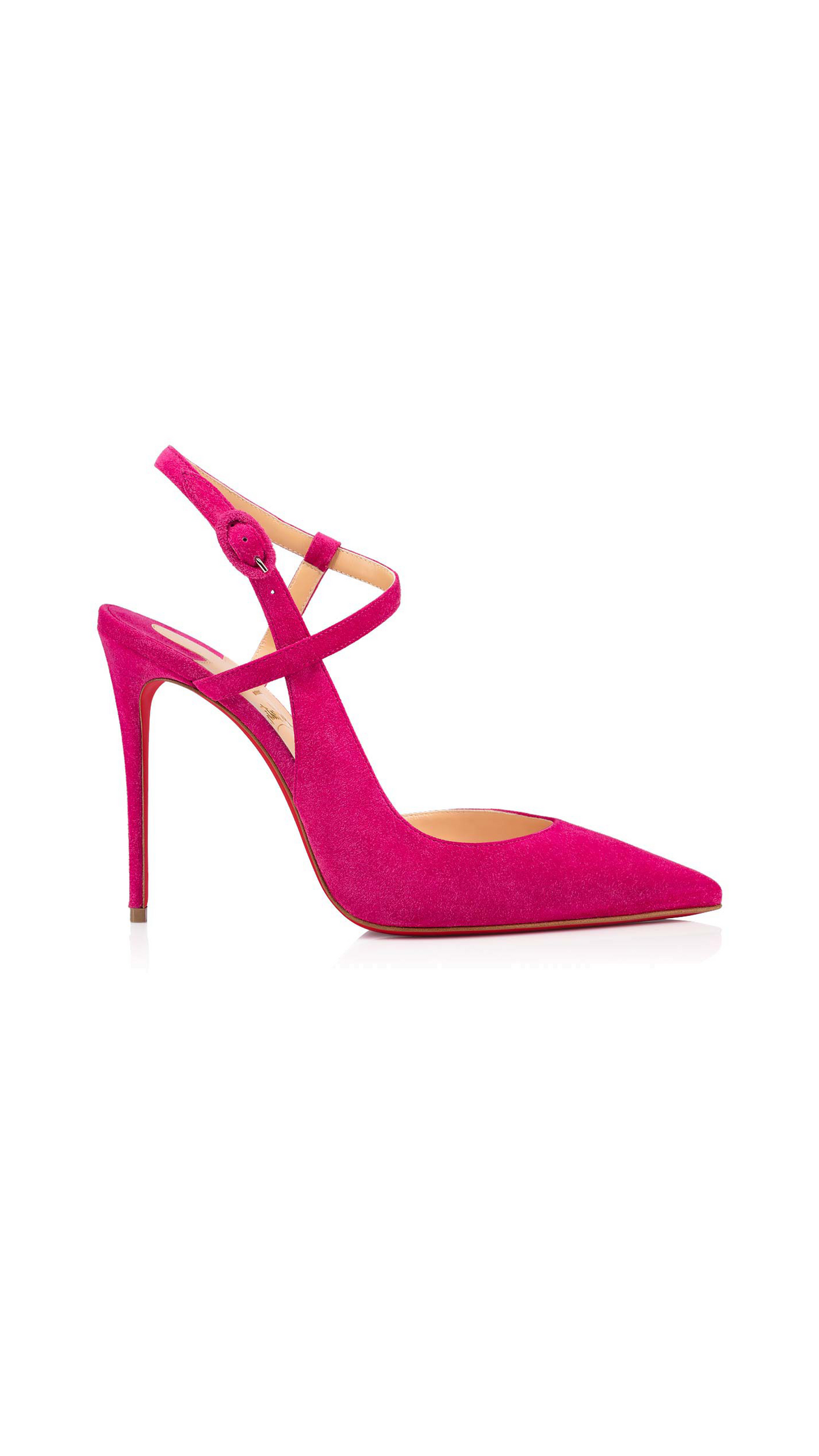 Jenlove 100 mm Pumps - Hot Pink / Grenat