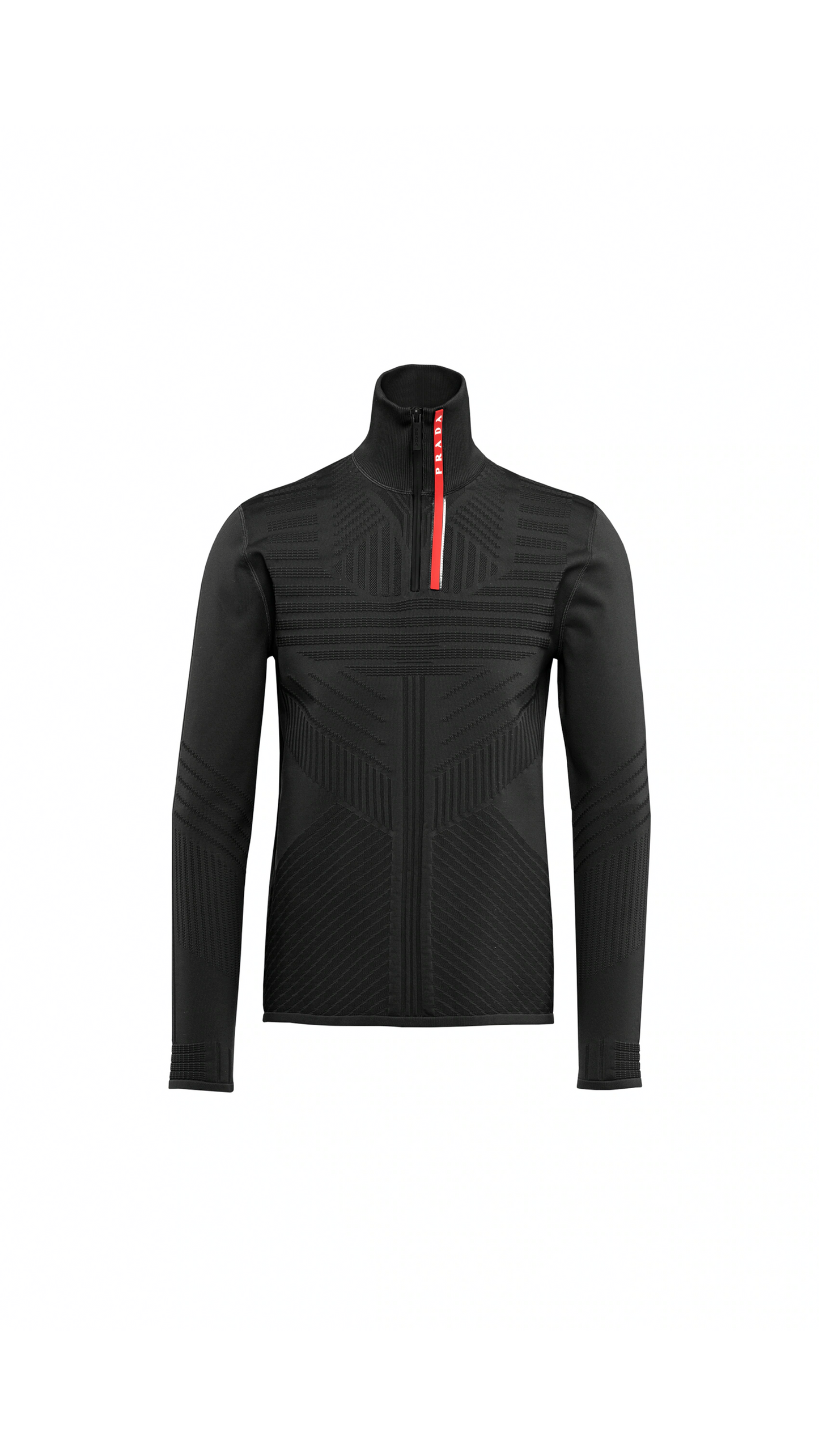 Techno Knit Turtleneck - Black