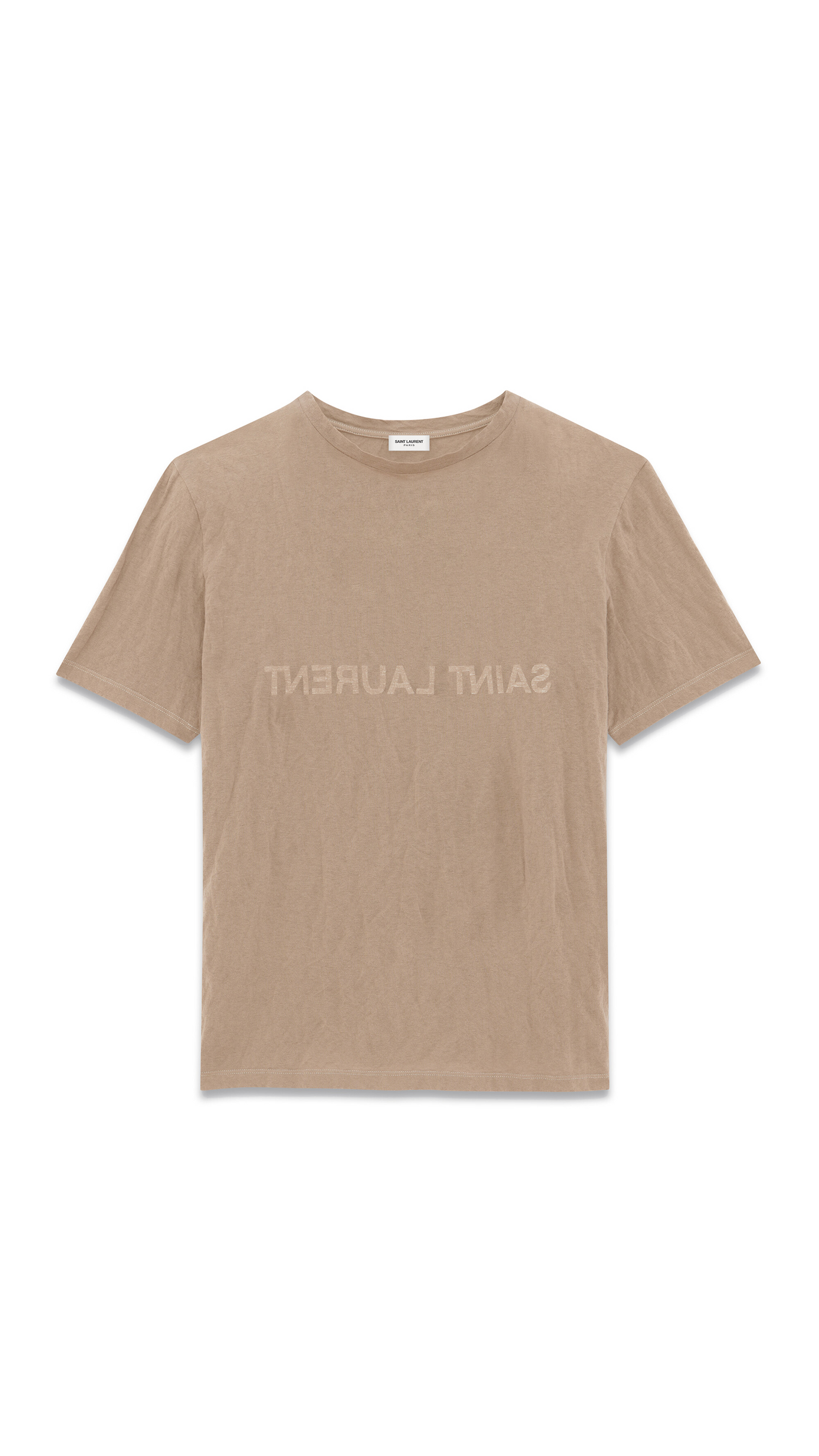 Reverse T-shirt - Taupe/Natural