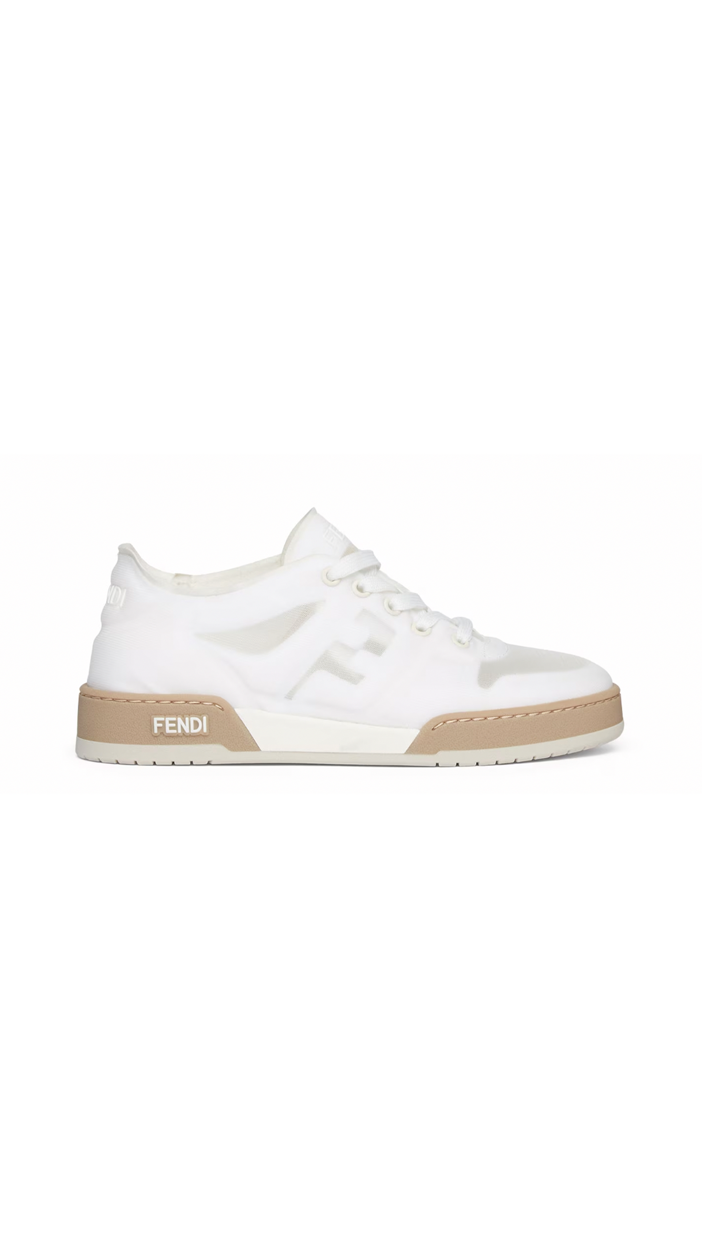 Fendi Match Mesh Sneakers - White