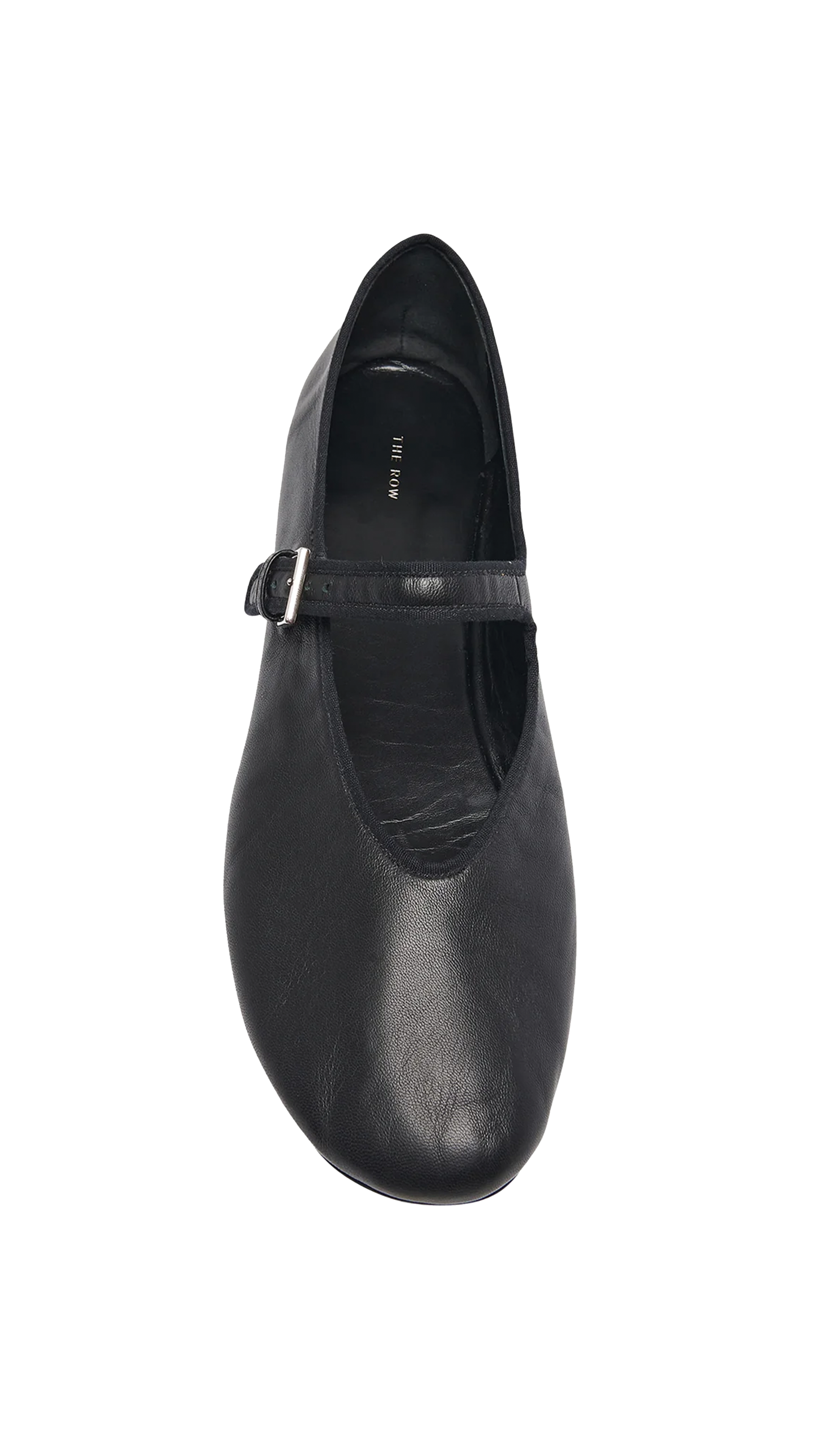 Boheme LJ flats in Leather - Black