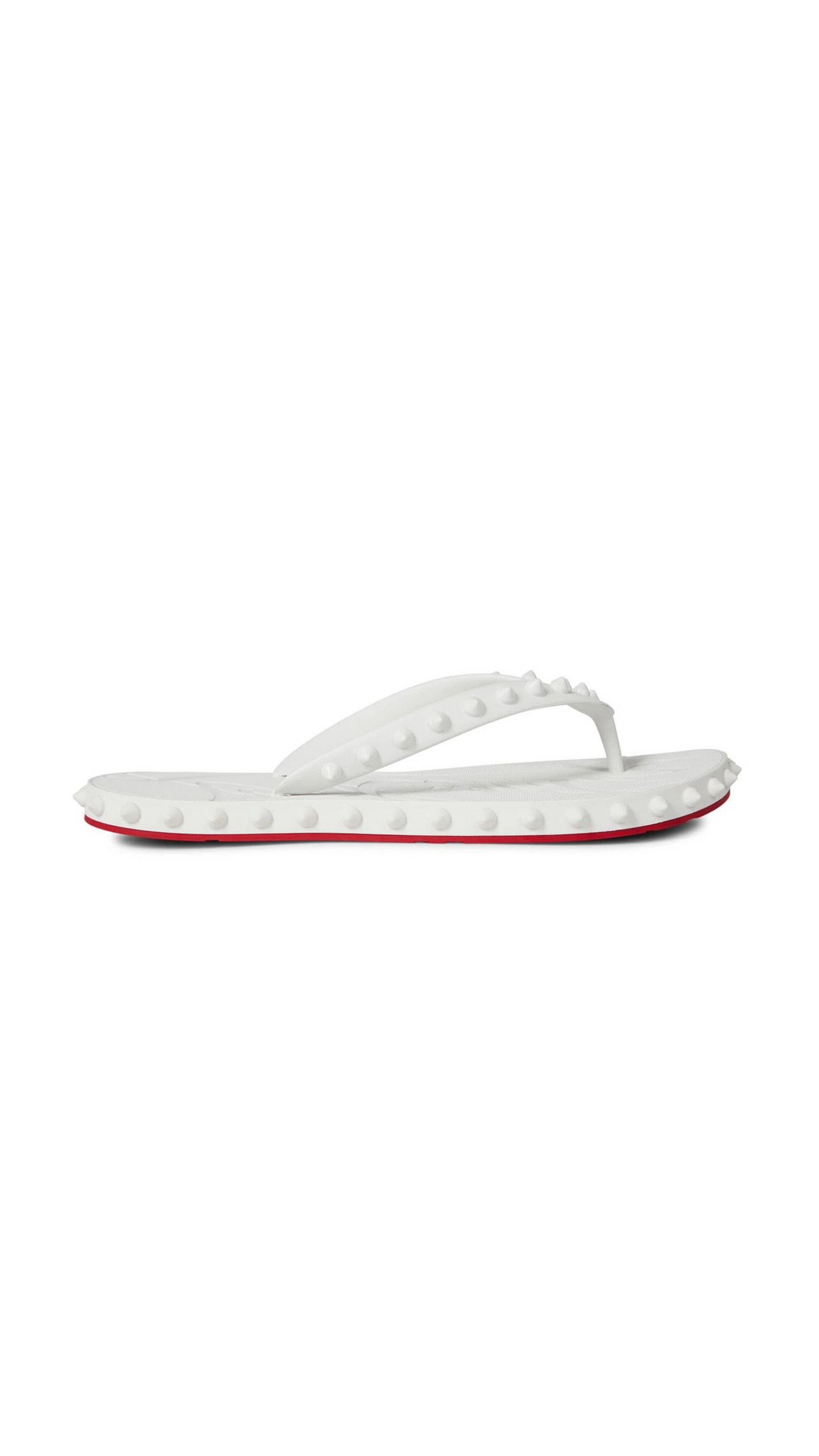 Super Loubi Flip Flop - White