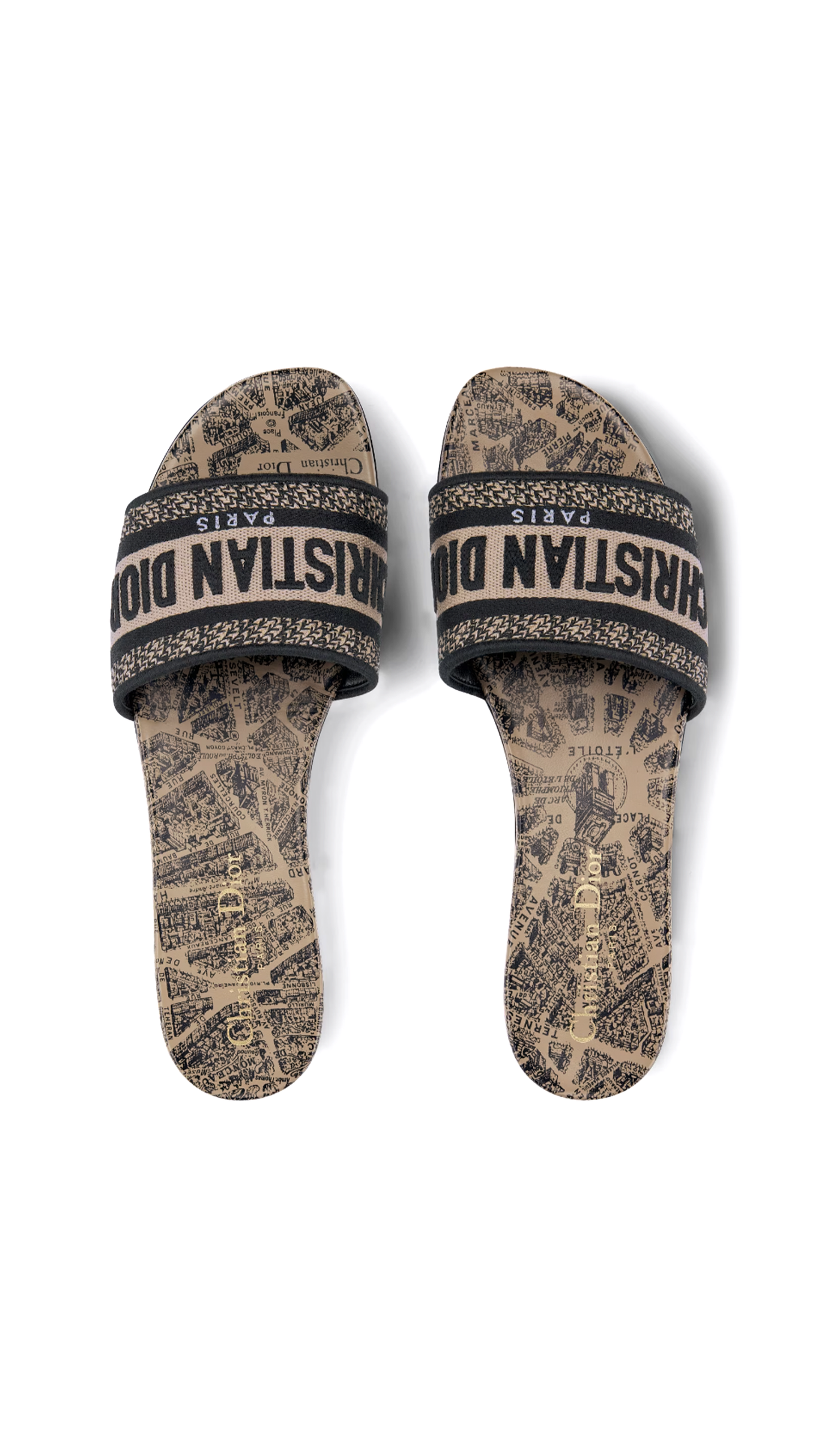 Dway Plan De Paris Slide - Black/Beige