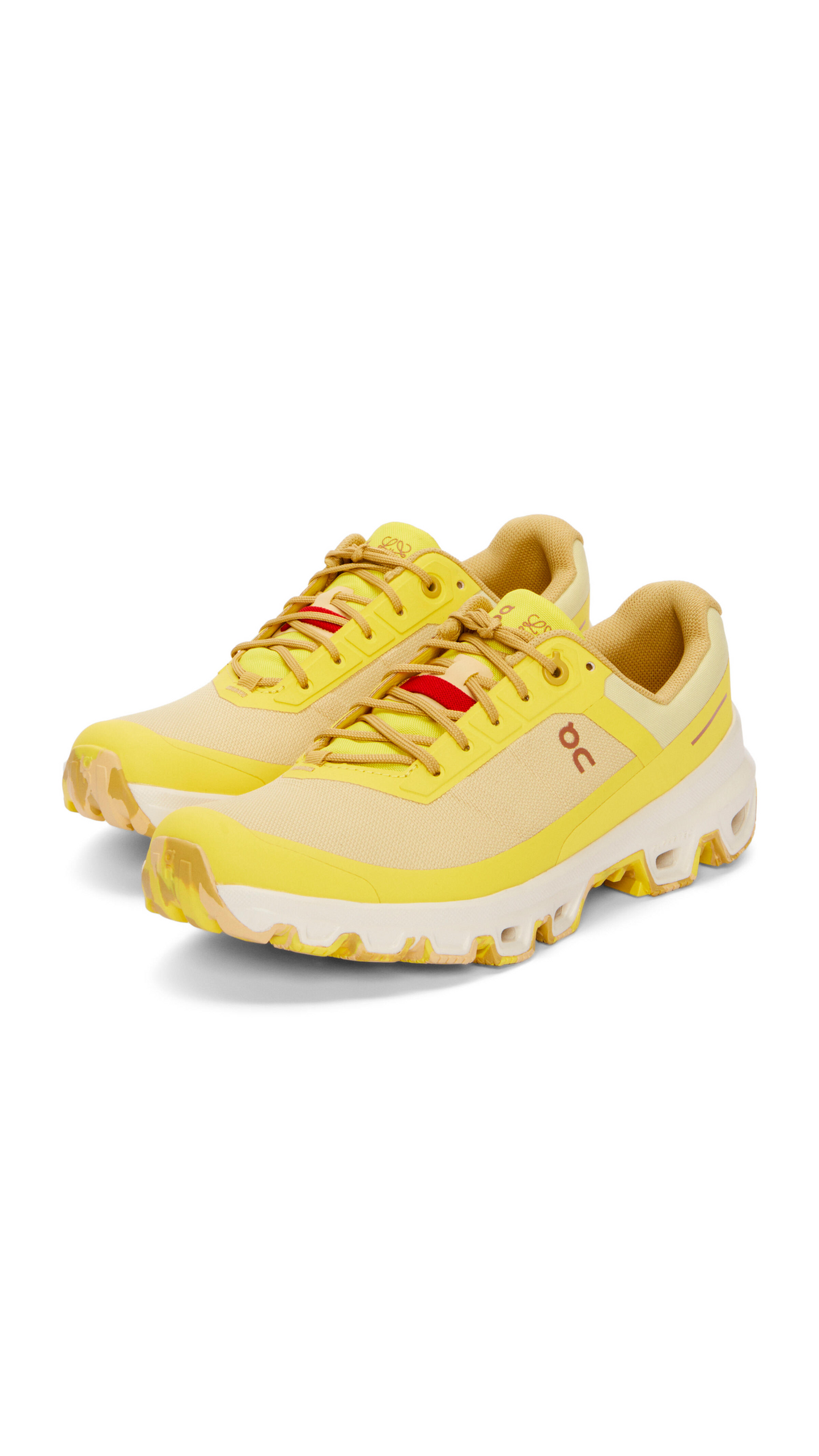 Cloudventure Running Shoe in Nylon - Pale Yellow
