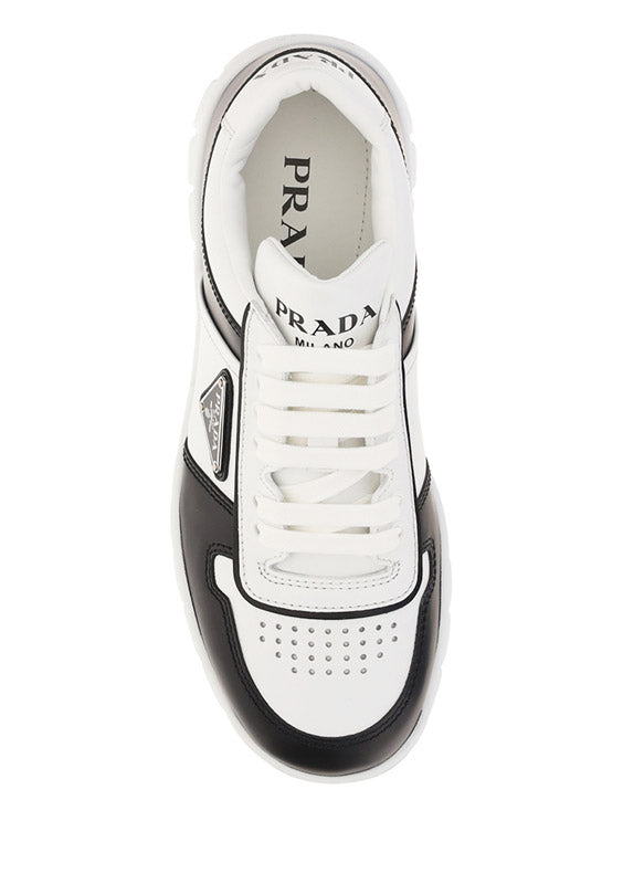 Leather Sneakers - White/Black