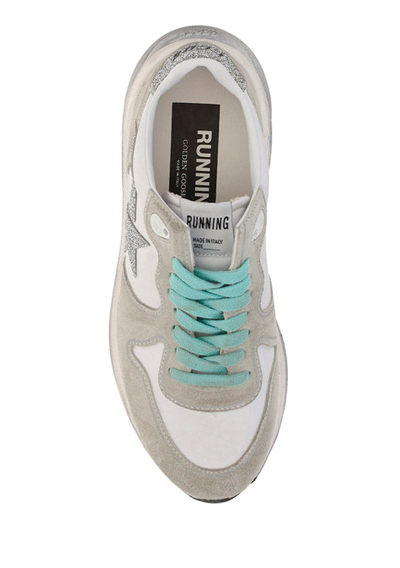 Running Sole Sneakers - Grey/White/Blue