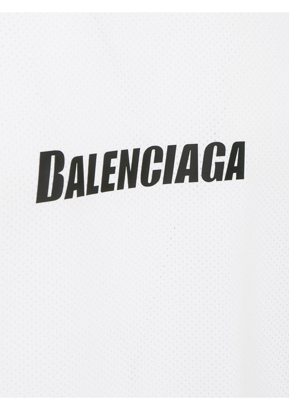 Swim T-Shirt in Technical Mesh - White