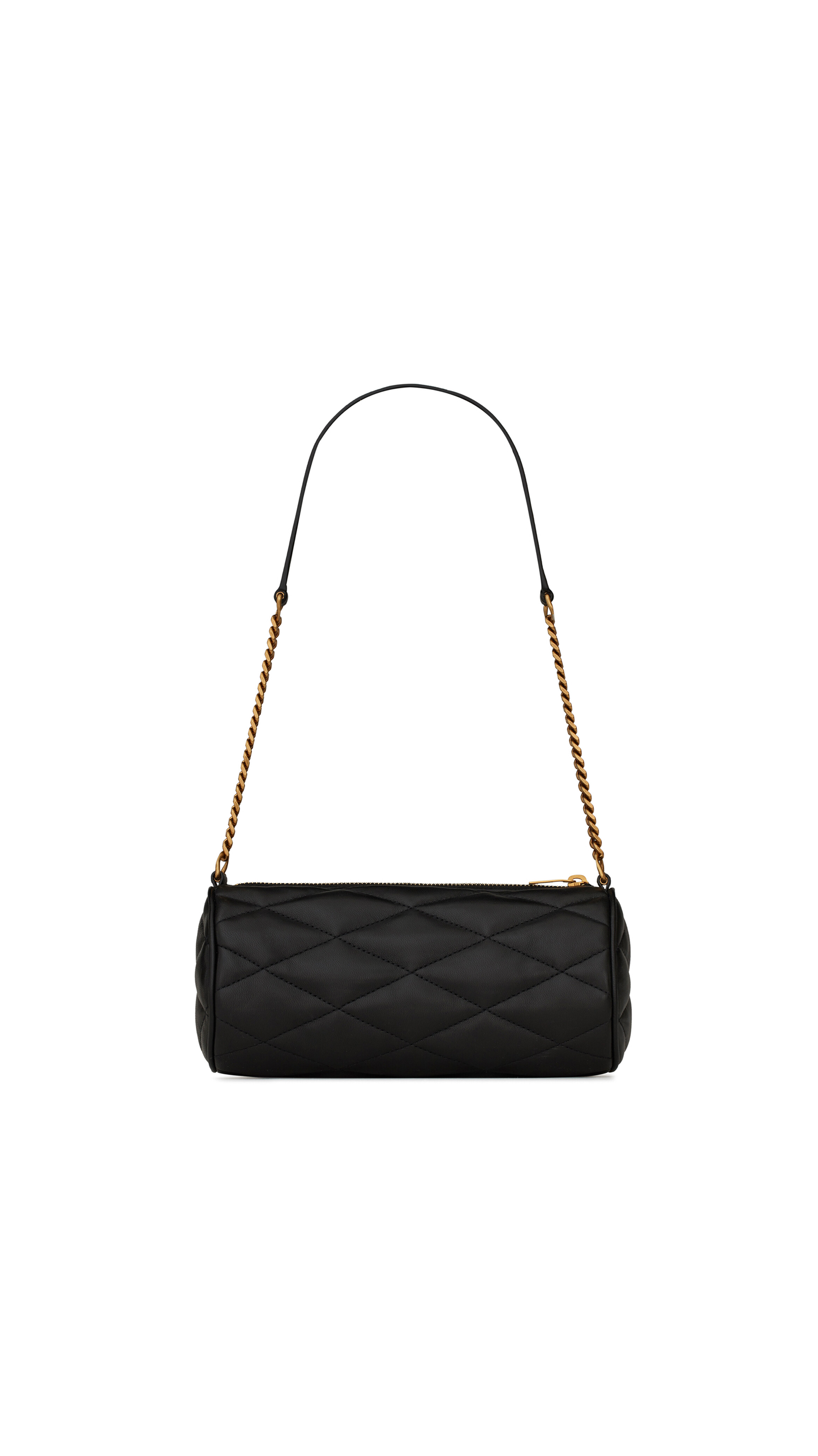 Sade Mini Tube Bag in Quilted Lambskin - Black