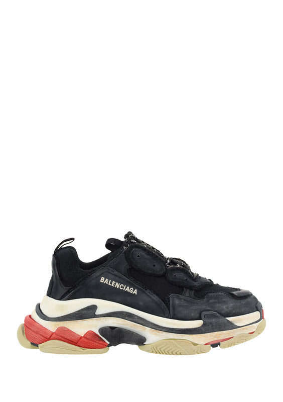 Triple S Sneakers - Black