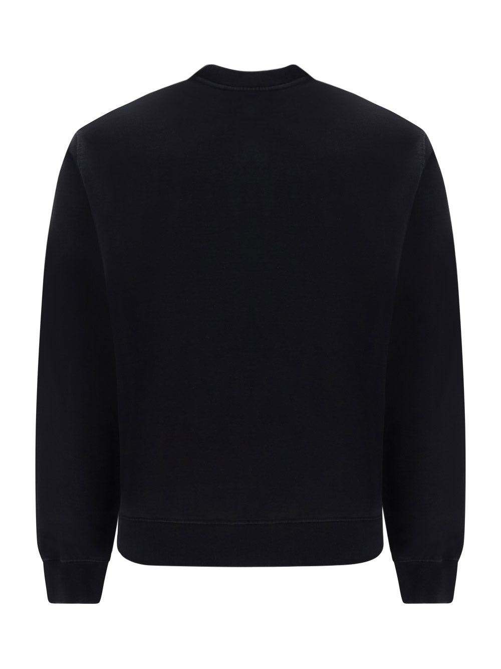 Helvetica Logo Slim Crewneck - Black