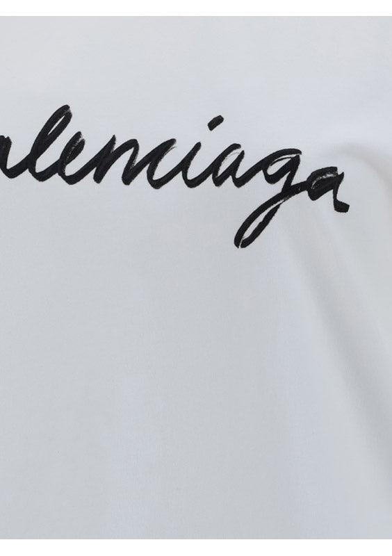 Logo Medium Fit T-Shirt - White