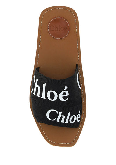 Woody Flat Mule - Black