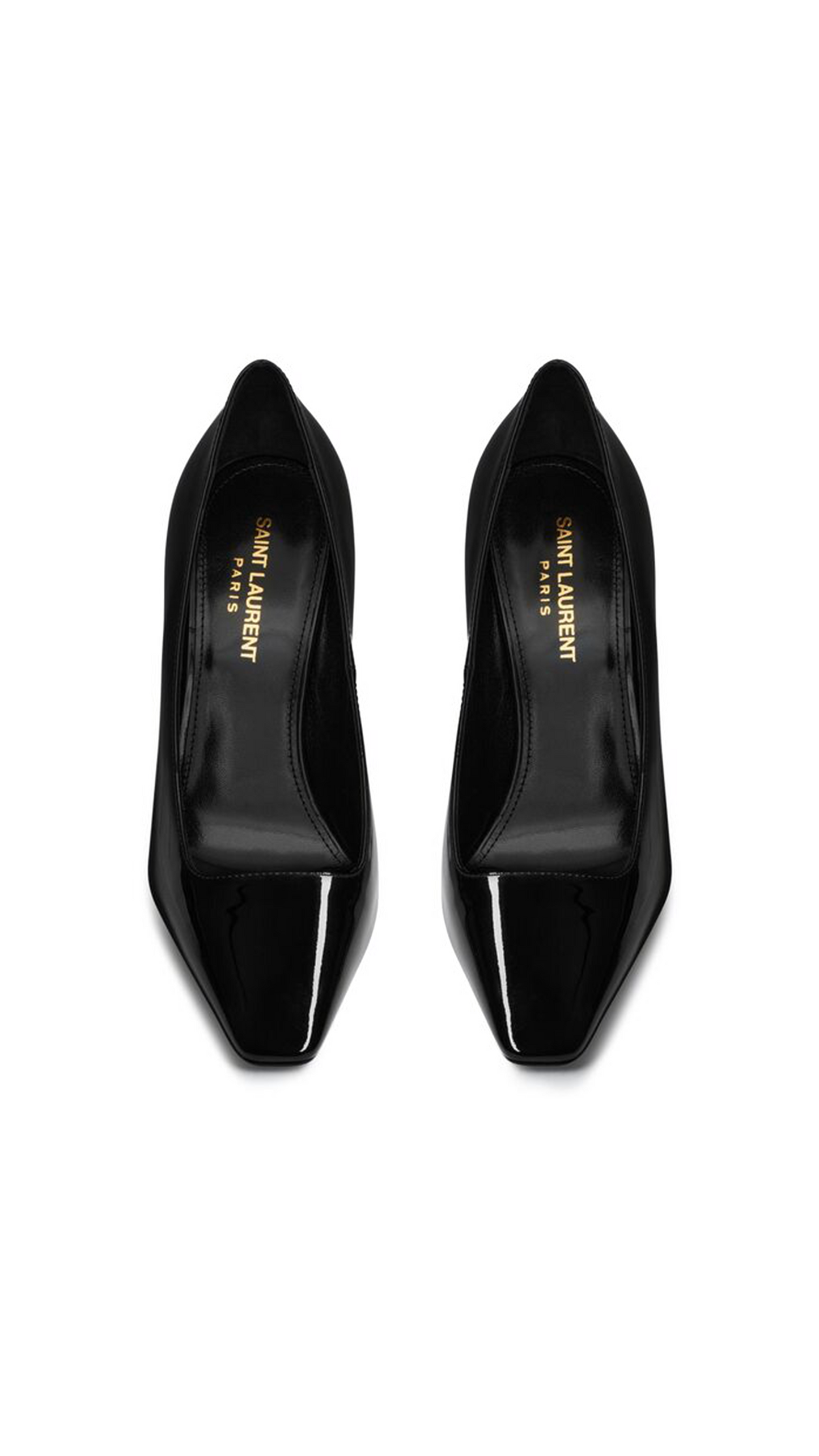Blade Pumps in Patent Leather - Black