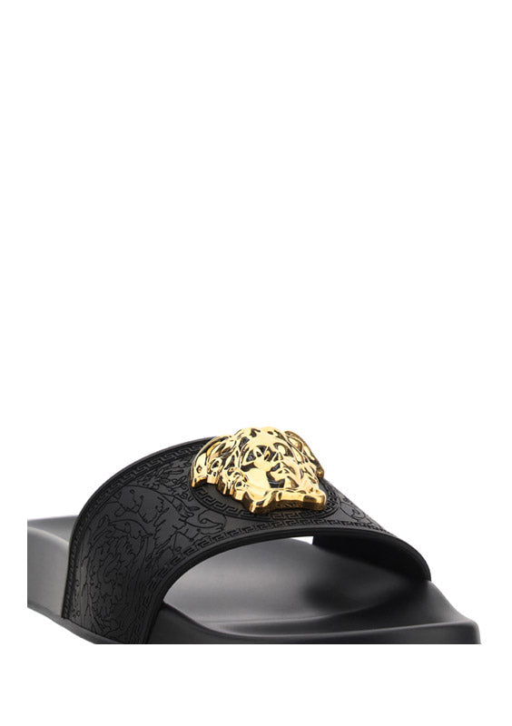 Barocco Palazzo Pool Slides - Black