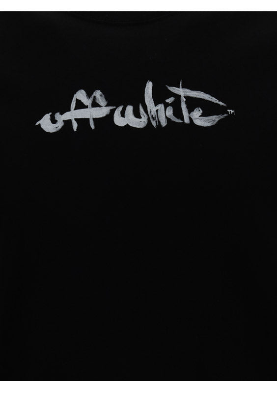 Paint Arrow Slim T-Shirt - Black