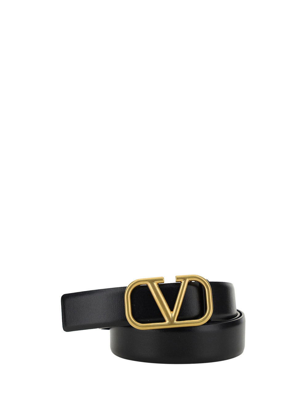Vlogo Signature Calfskin Belt 30MM - Black