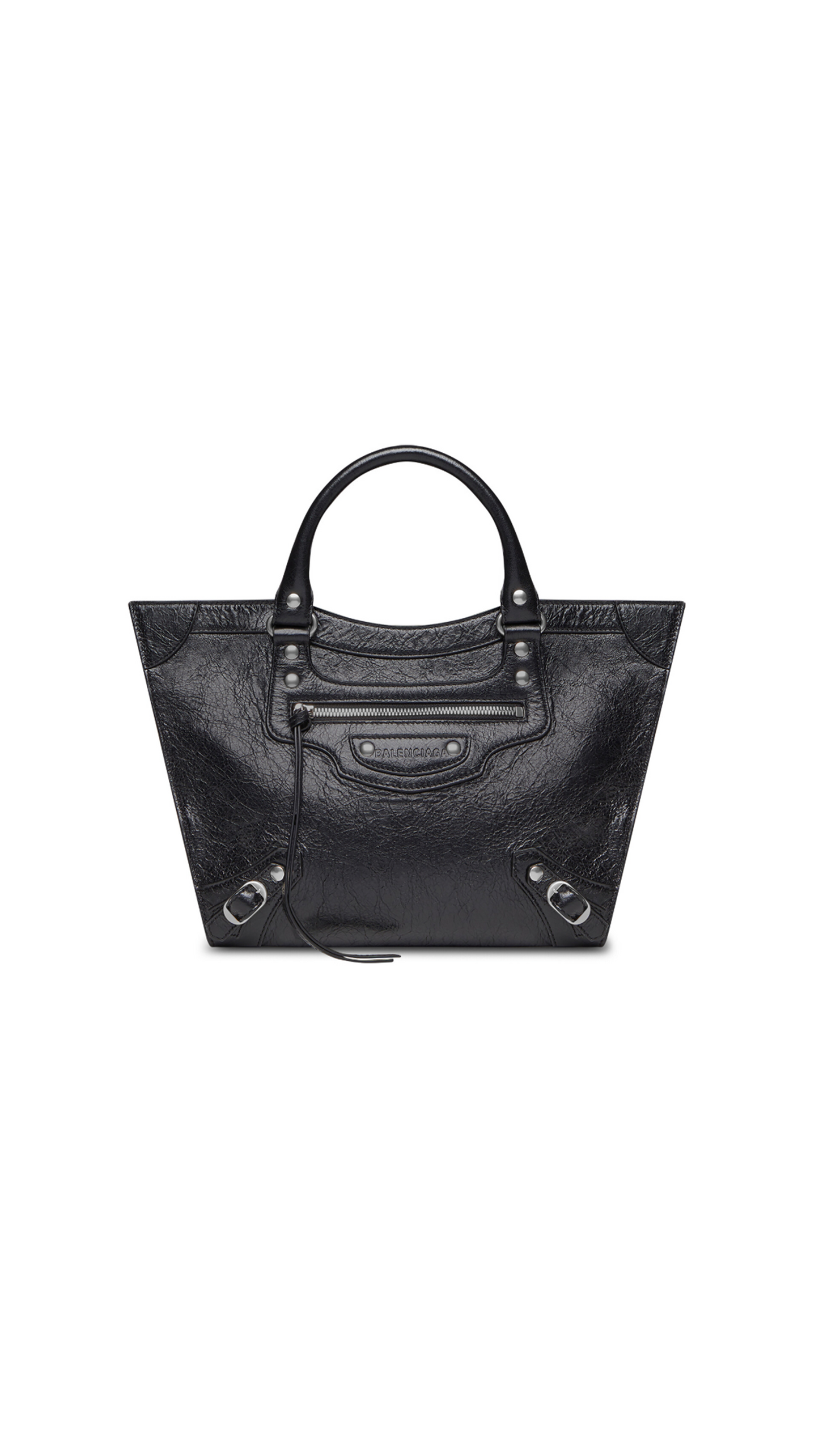 Neo Classic Upside Down Medium East-West Tote Bag - Black Arena