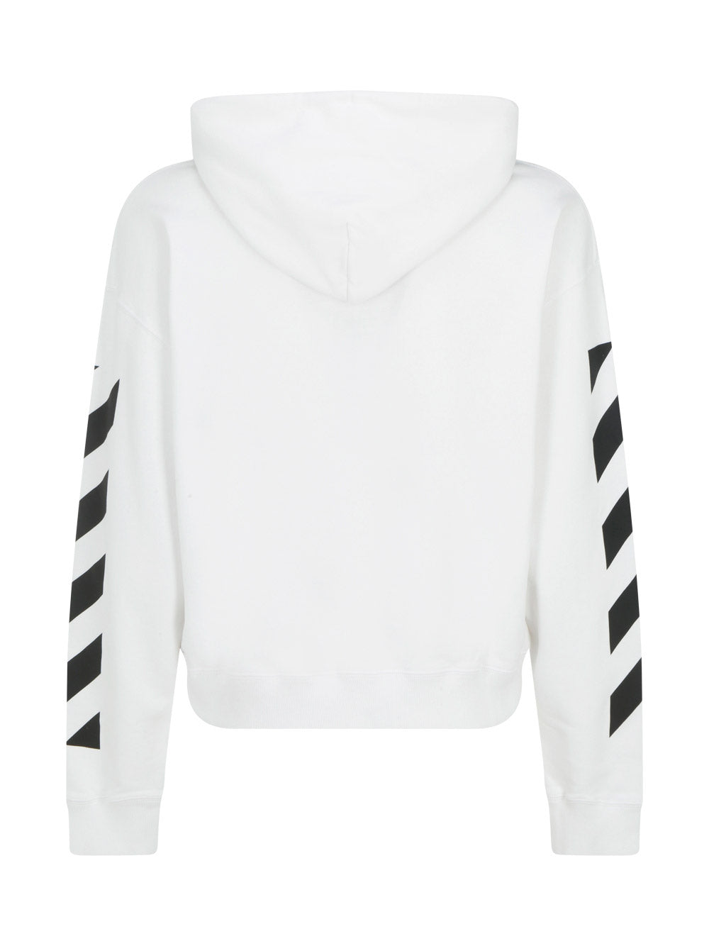Diag Helvetica Hoodie - White