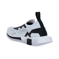 Stretch Mesh Sorrento Sneakers with Logo - White / Black