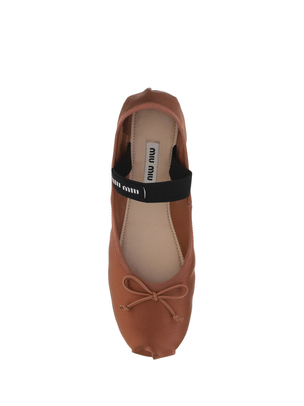 Satin Ballerinas - Cocoa Brown
