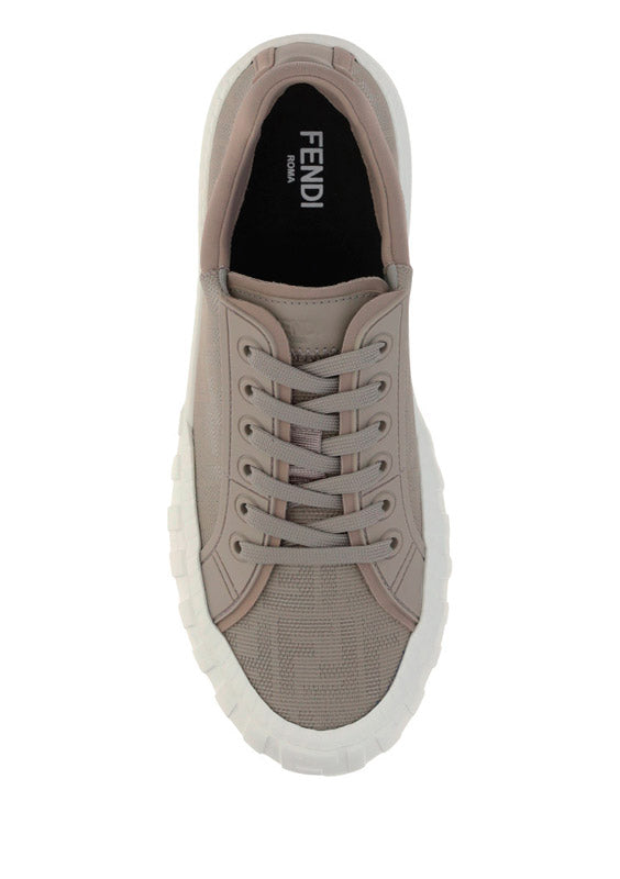 Fendi Force Low-Top Sneakers - Gray