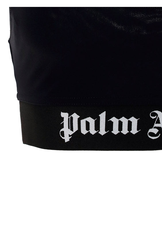 Logo Sports Bra - Black