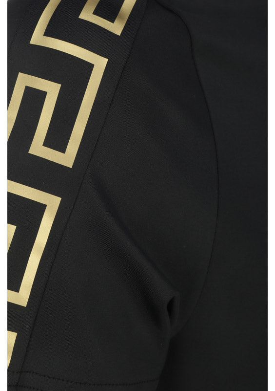Greca Sports Shirt - Black/Gold