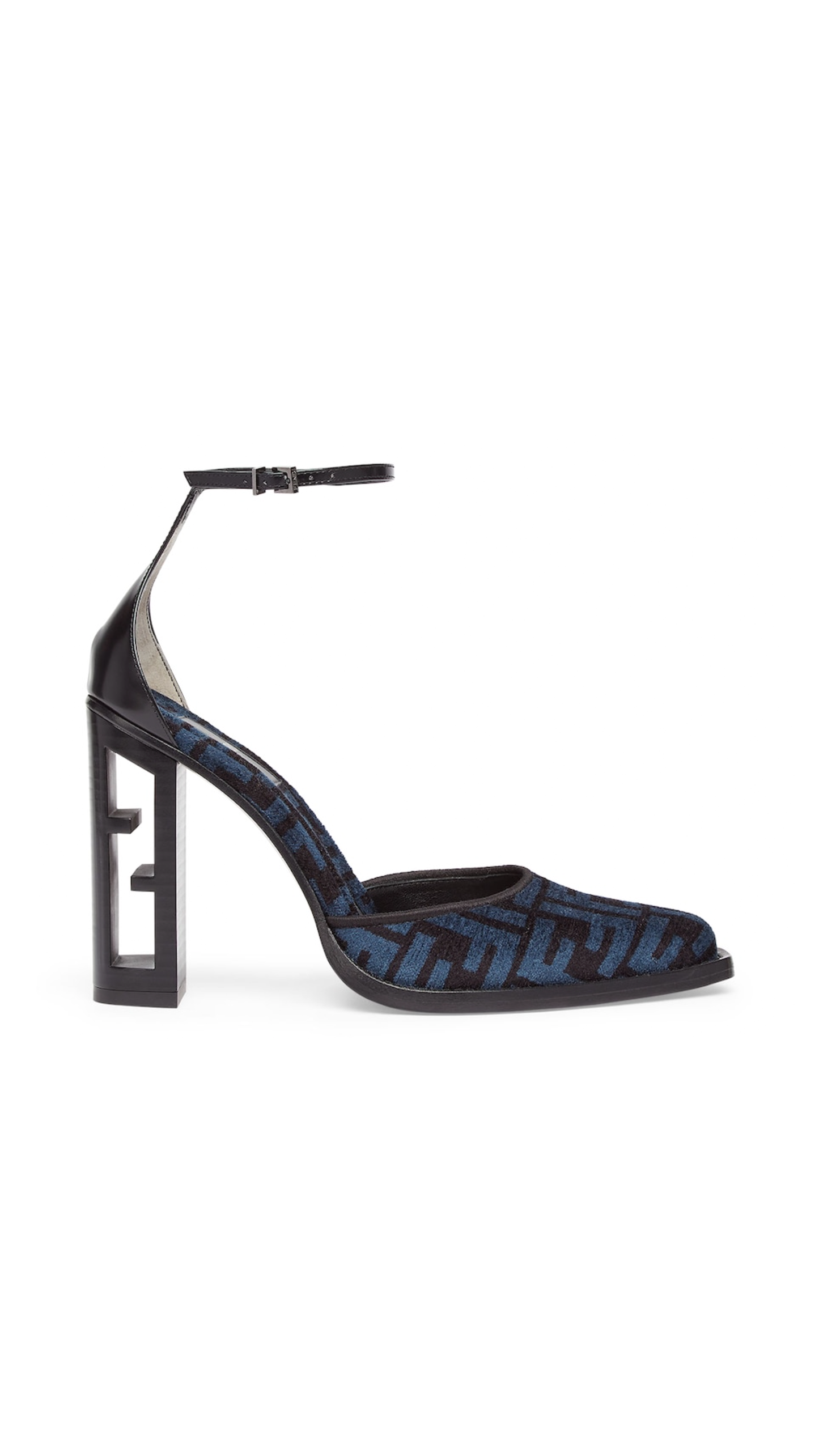 Cut Court Shoes - Blue