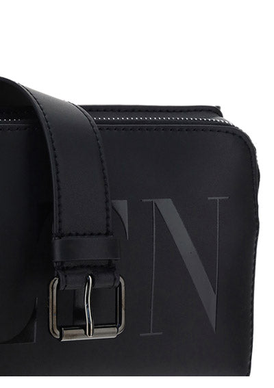VLTN Leather Belt Bag - Black