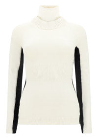 Wool Turtleneck Sweater - Off White