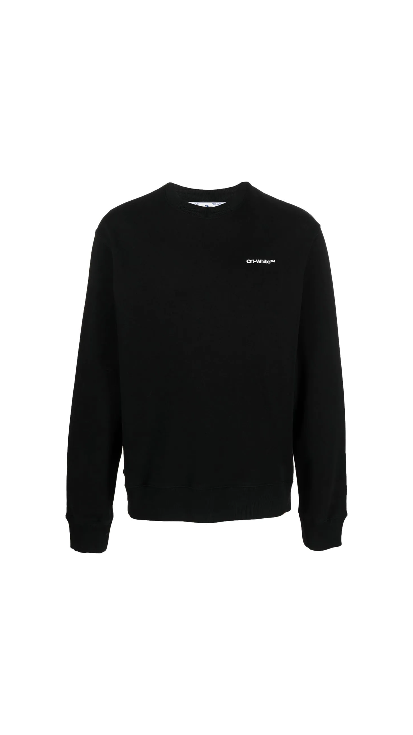 Wave Outl Diag Slim S/S Sweatshirt - Black