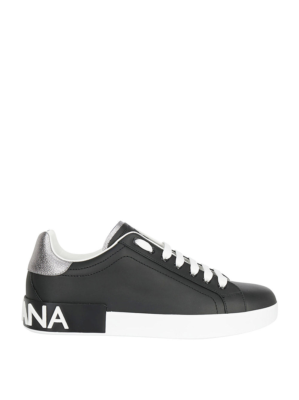 Calfskin Nappa Portofino Sneakers - Black -
