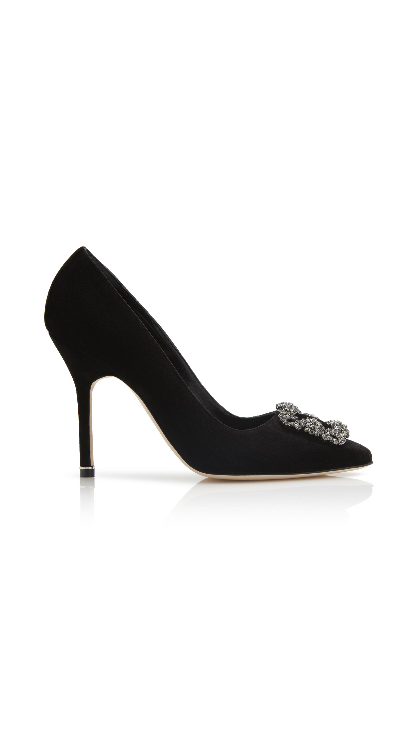 Hangisi 105 Velvet Pumps - Black
