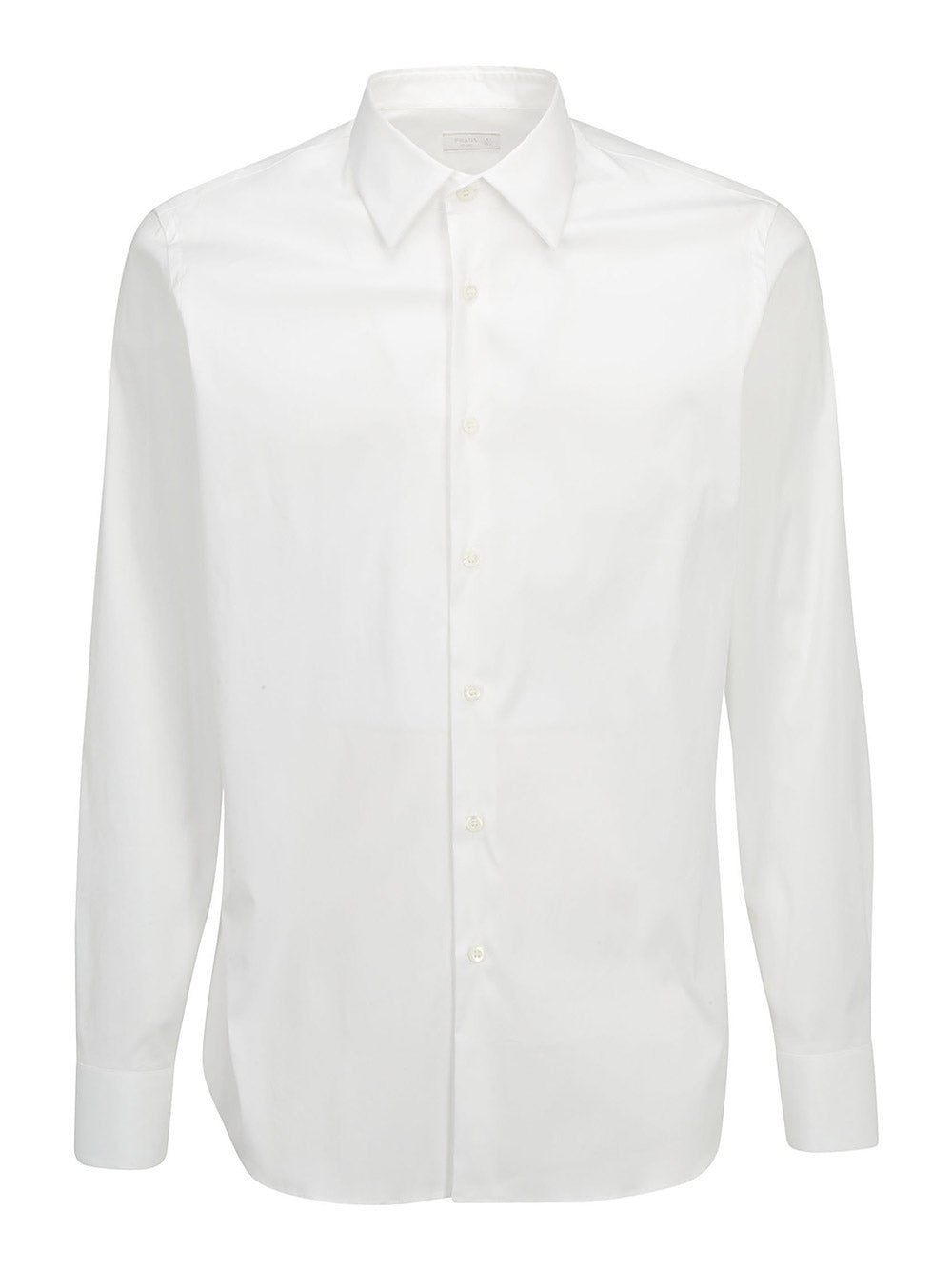 Stretch Poplin Shirt - White