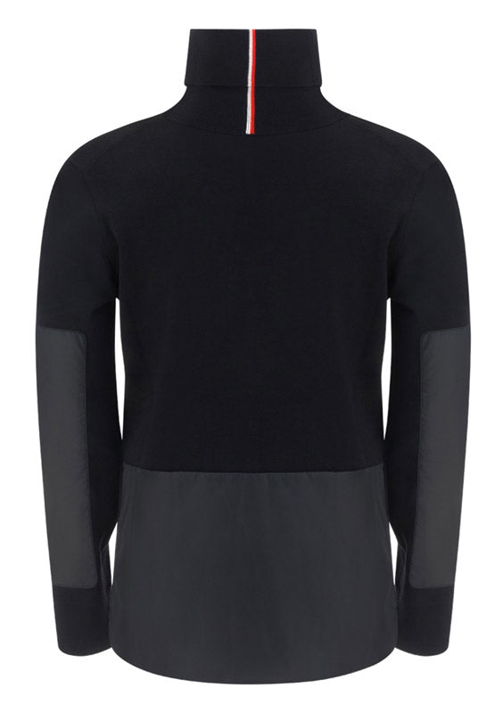 Wool Turtleneck Sweater - Black