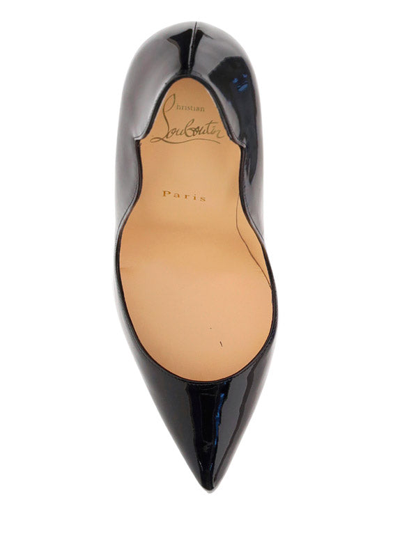 Hot Chick Patent Leather Pumps 100 MM - Black