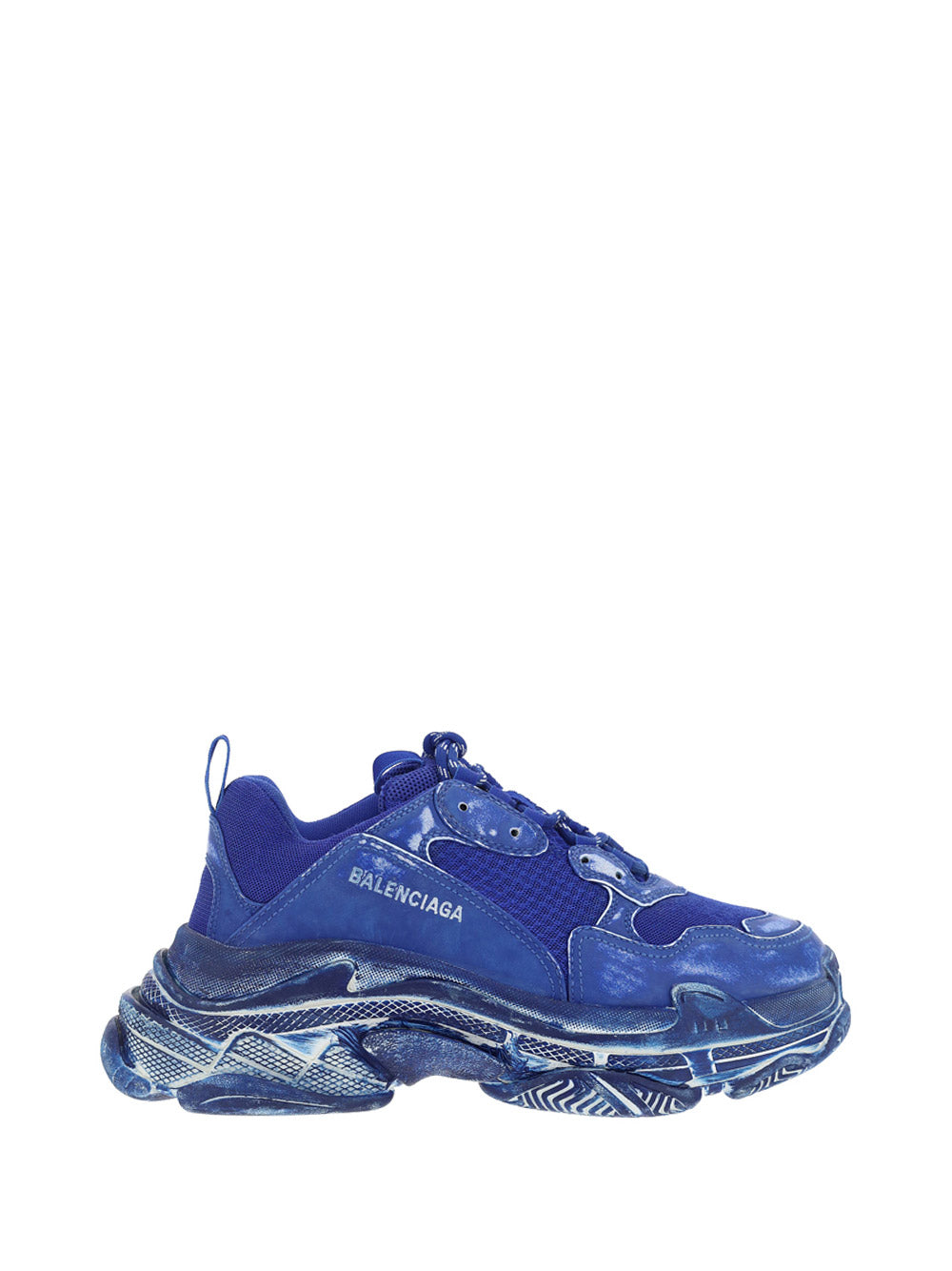 Triple S Faded Sneakers - Blue