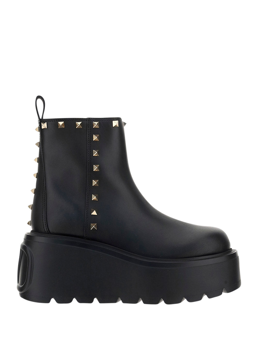 Uniqueform Calfskin Ankle Boot 85mm - Black