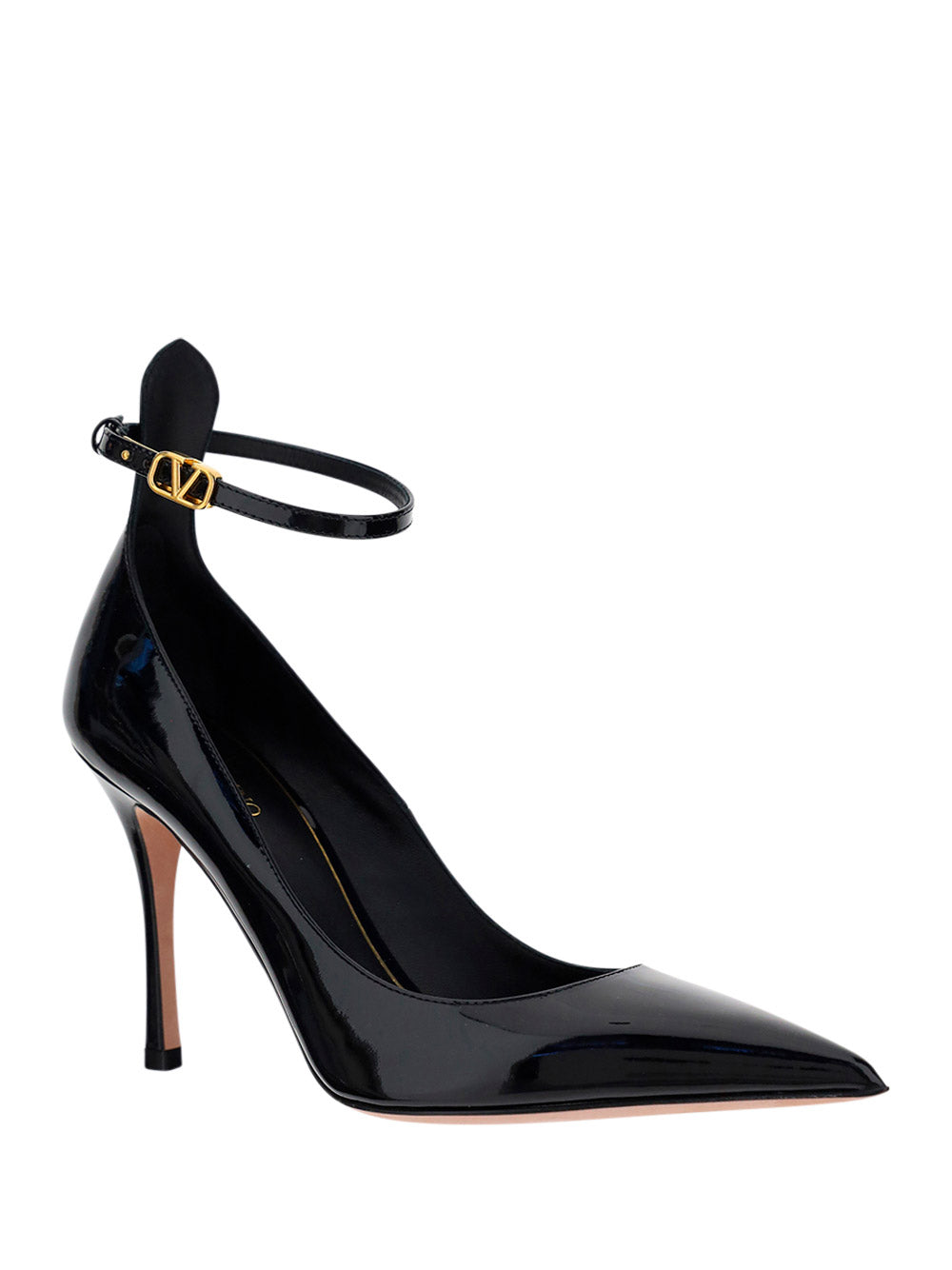 Tan-go Patent Leather Pump 100mm - Black