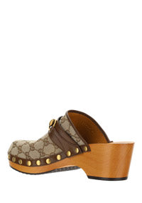 Women's GG Clog - Beige / Ebony