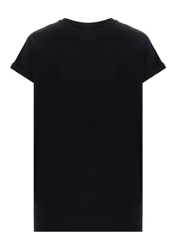 Balmain T-Shirt Logo Printed - Black.