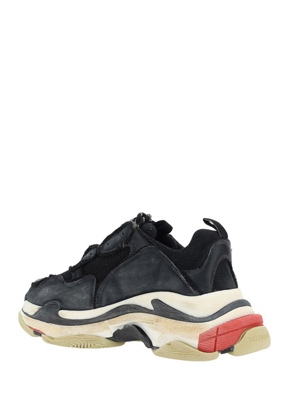 Triple S Sneakers - Black