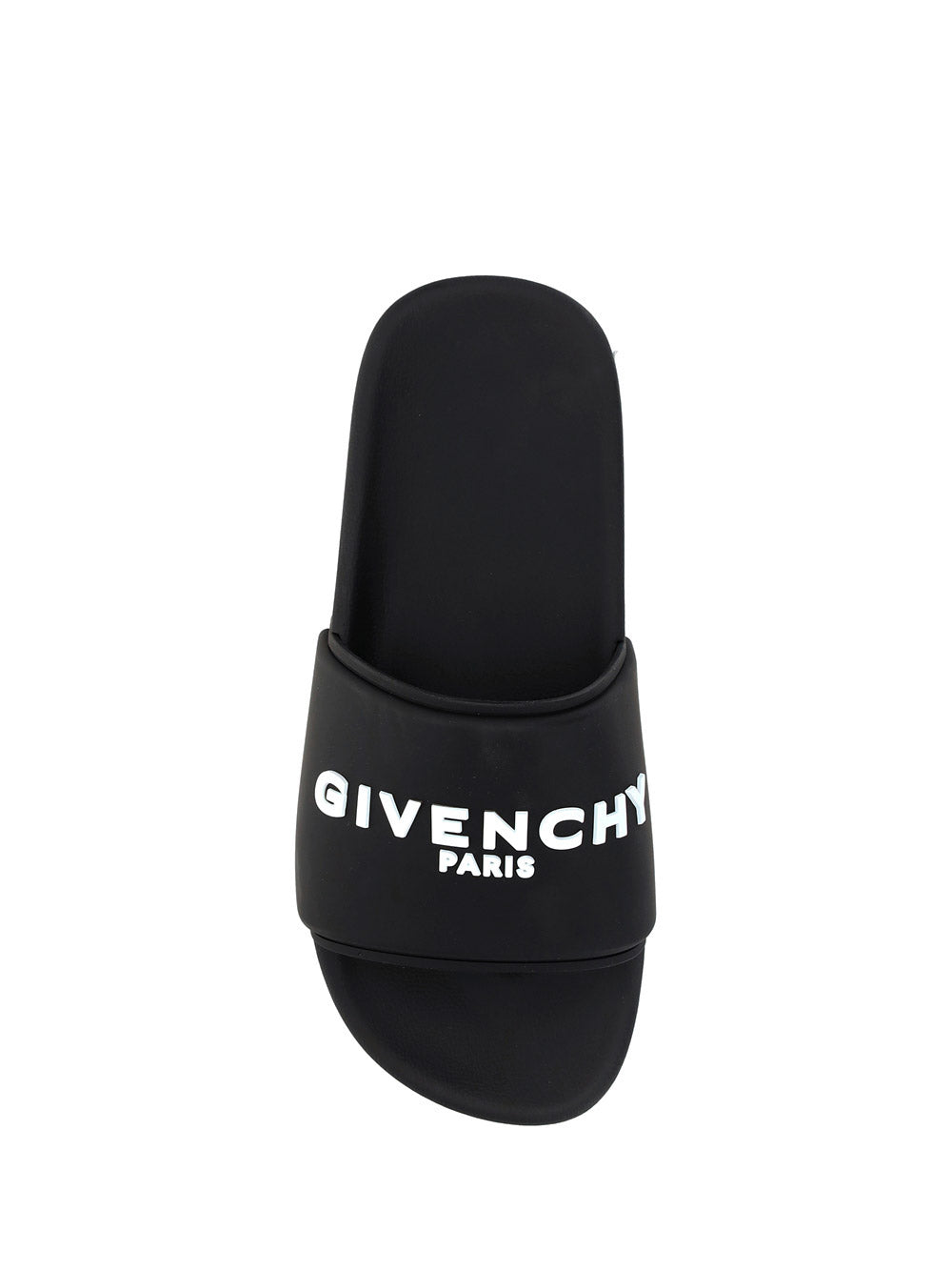 Platform Paris Sandals in Rubber - Black