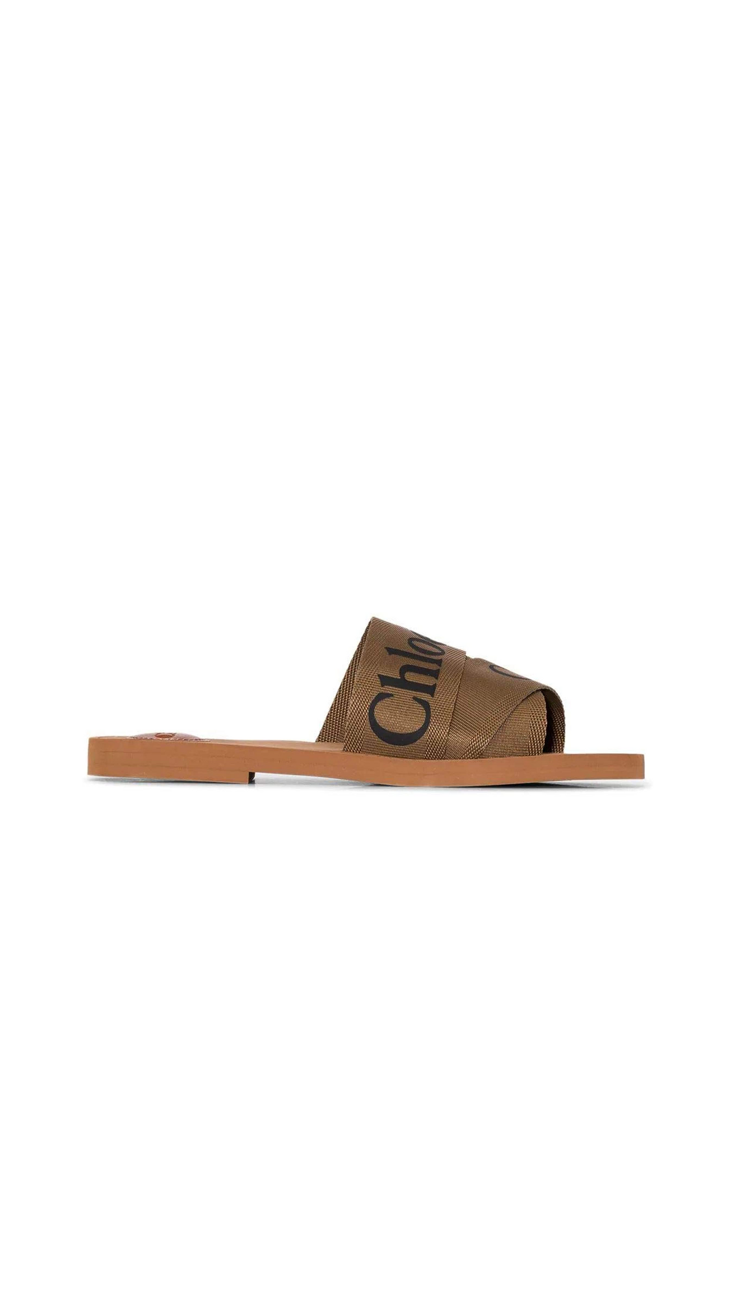 Woody Mule Sandals - Brown