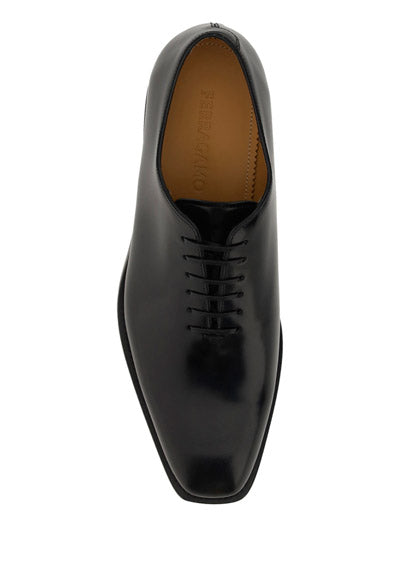 Square Toe Oxford Shoe - Black