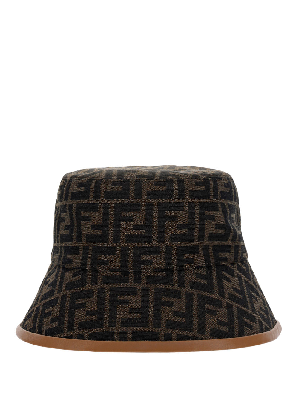 FF Fabric Bucket Hat - Brown