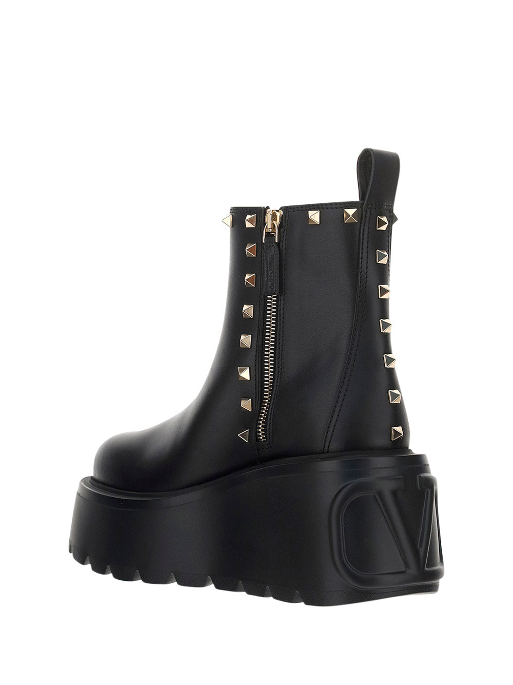 Uniqueform Calfskin Ankle Boot 85mm - Black