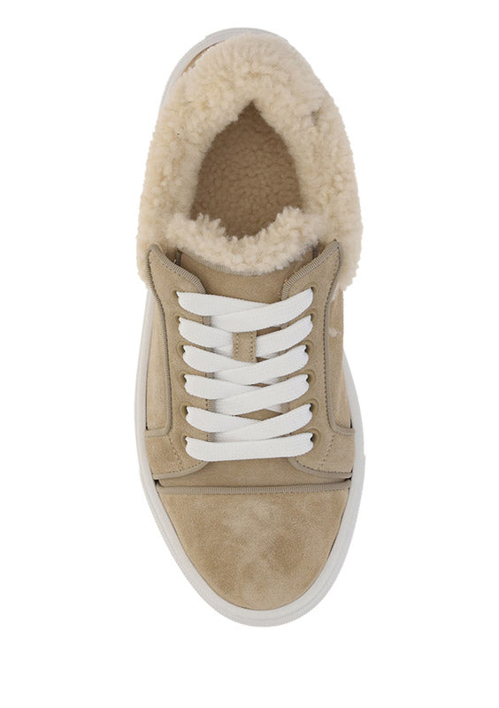 Fun Vieirissima Suede Sneakers - Beige