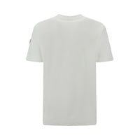 T-shirt with Embroidered Logo - White