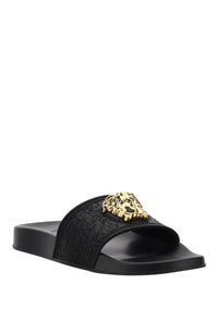 Barocco Palazzo Pool Slides - Black